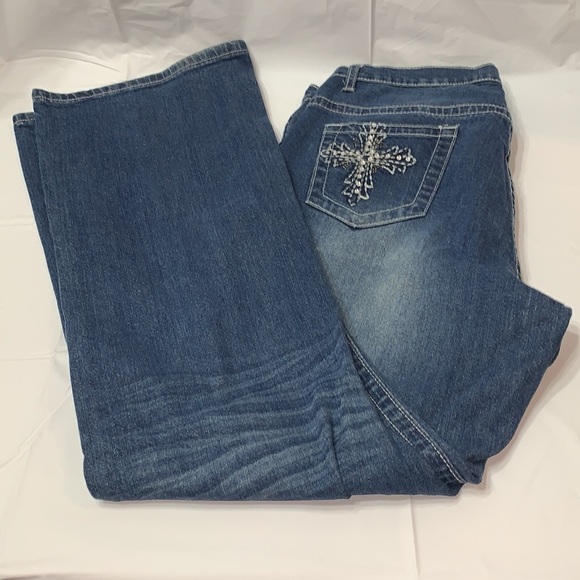 Ms Firefly Boot Cut Stretch Jeans Size 16 - Picture 3 of 10